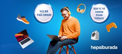 Yapı Kredi Alışveriş Kredisi ile Karne Hediyelerinizde 500 TL’ye Varan Puan ve %3,99 Faiz Oranı Fırsatı Hepsiburada’da!