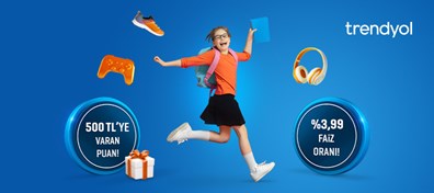 Yapı Kredi Alışveriş Kredisi ile Karne Hediyelerinizde 500 TL’ye Varan Puan ve %3,99 Faiz Oranı Fırsatı Trendyol’da!