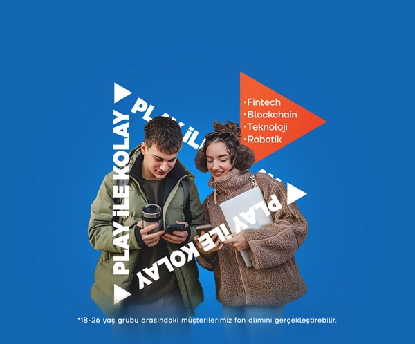 Gençlere özel* Yapı Kredi Portföy Play Fon Sepeti Özel Fonu ile yatırıma başla!