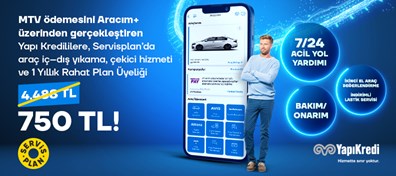 MTV ödemesini Aracım+'tan gerçekleştirenlere özel fırsat!