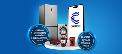 World PAY Alışveriş Kredisi ile Chippin'den Arçelik ve Beko’da 10 Ay Vade ve %2,49 Faiz İmkanı!
