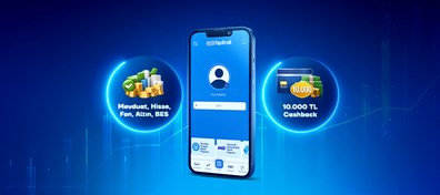 AKILLIYATIRIM kodu ile Yapı Kredi Mobil müşterisi olanlara 10.000 TL nakit kazanma fırsatı!